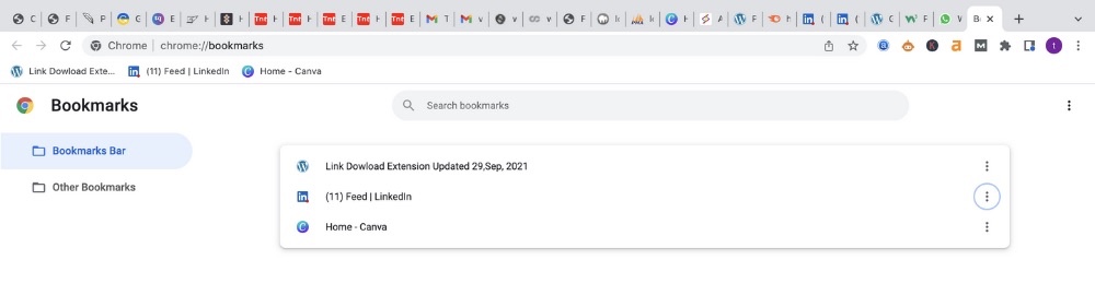 How to remove bookmarks on mac in Google Chrome