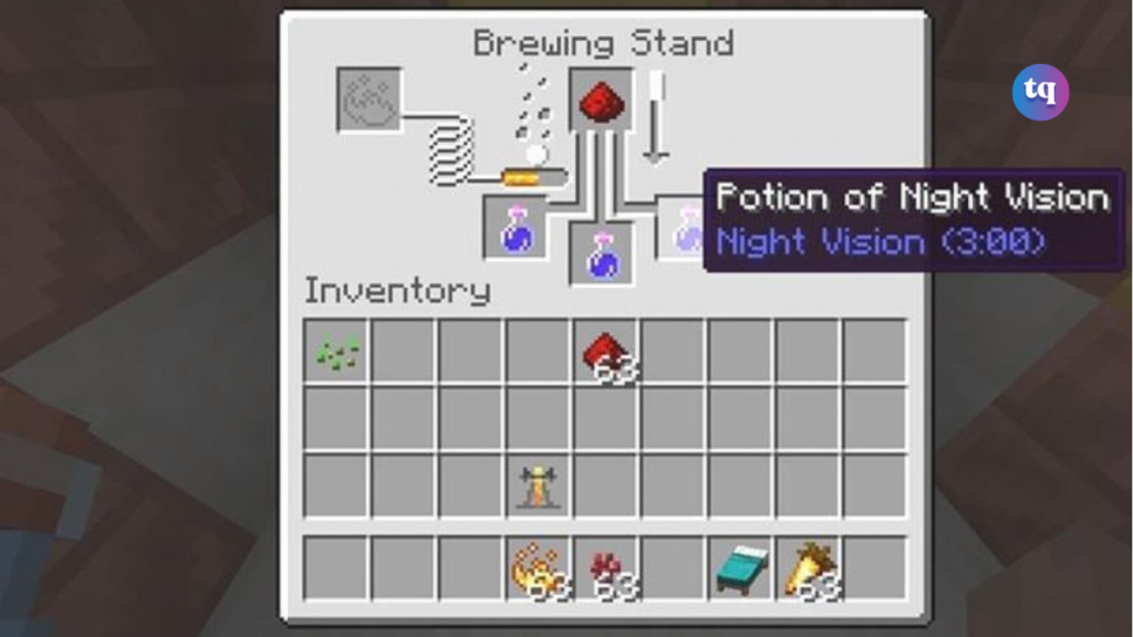 How to Make a Night Vision Potion in Minecraft