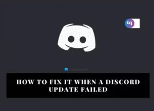 Discord update failed