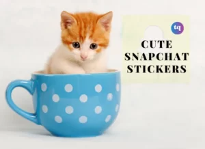 Cute snapchat stickers