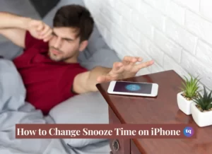 How to change snooze time on iPhone
