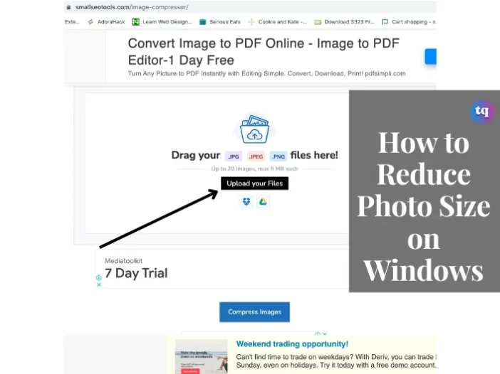 how to reduce photo size on windows