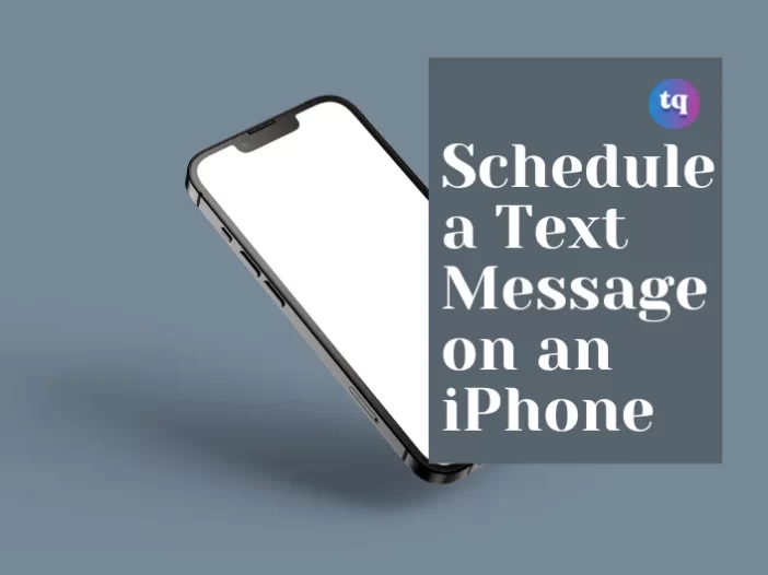 schedule text message iPhone