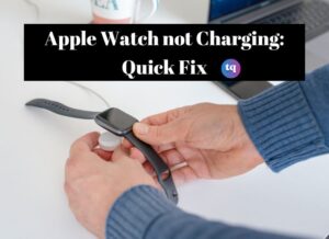 apple watch not charging