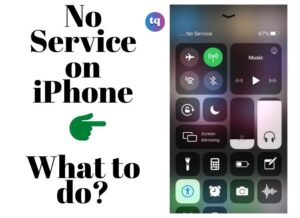 no service on iphone