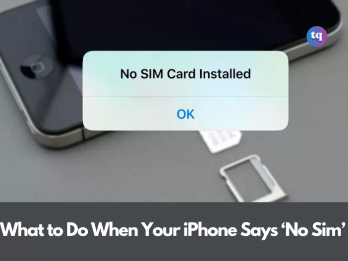 What To Do When Your IPhone Says No Sim TechQlik