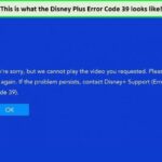 disney plus error code 39