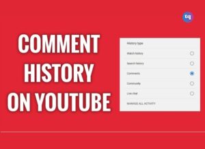 youtube comment history