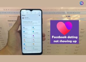 facebook dating not showing up