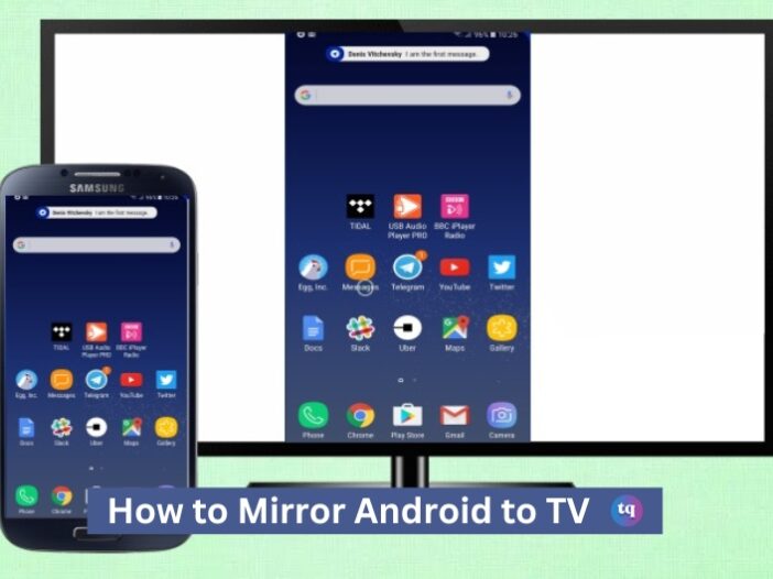 how to mirror phone to tv