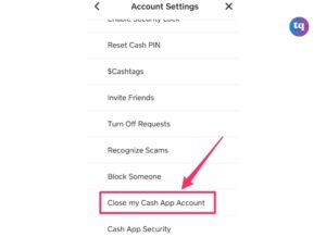 How to delete a Cash App account