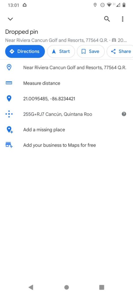 google maps pin android