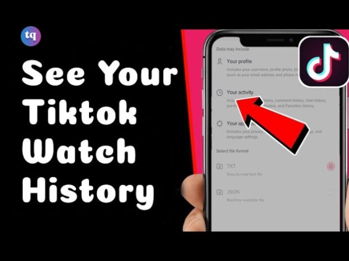 tiktok watch history