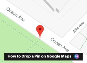how to drop a pin