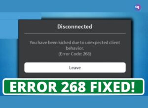 error code 268