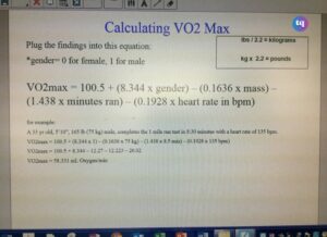 how to calculate vo2 max