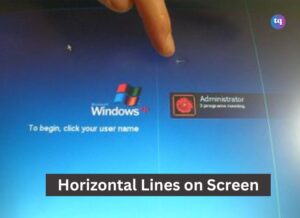 horizontal lines on screen