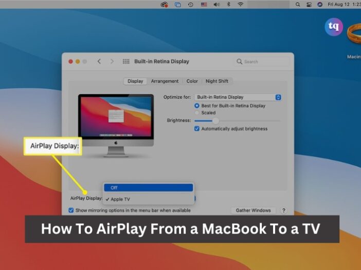 How to airplay from mac