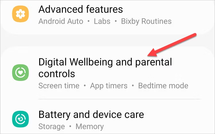 how to check screen time on android samsung