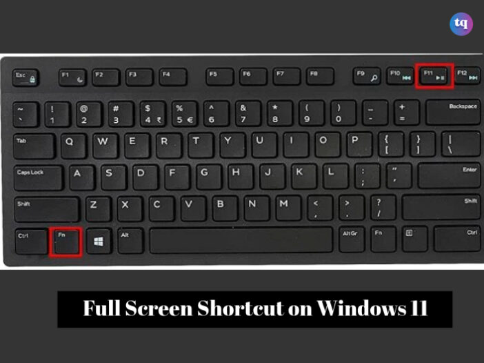 full screen shortcut