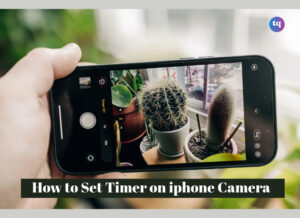 how to set timer on iphone camera