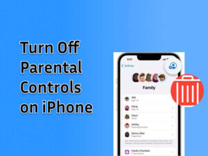 turn off screen time iPhone